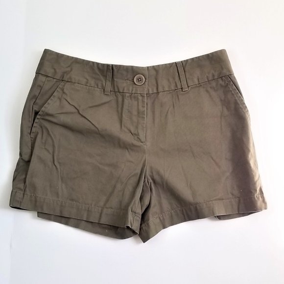 LOFT Pants - Loft The Reviera Olive Green Shorts